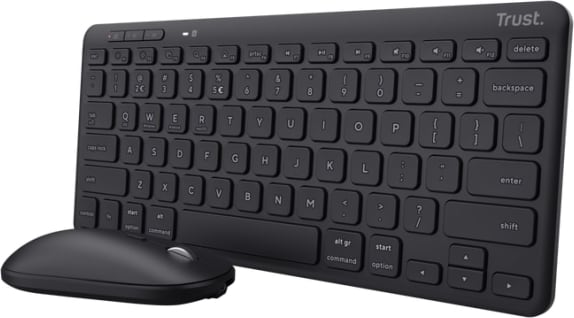Trust - Lyra Multi-Device Wireless Keyboard &Amp; Mouse (24847)