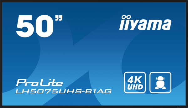 Iiyama 50Inch Prolite Lh5075Uhs-B1Ag Commercial Display