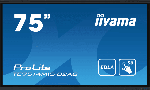 Iiyama 75Inch Prolite Te7514Mis-B2Ag Interactive Display