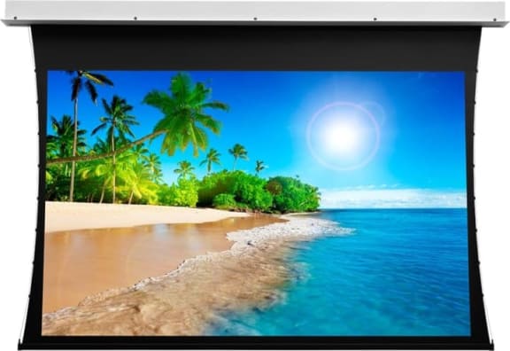Projecta Tensioned Descender Electrol 139 X 240 Cm (16:9) Complete Screen With Uhd 4K Fabric 0.9 Gain And Rf Remote Control (Projecta 10103752)