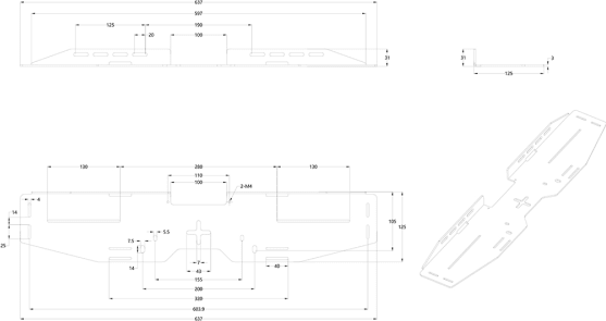 Multibrackets M Universal Sound &Amp; Videobar Mount Wall White (Mb4998) - Image 5