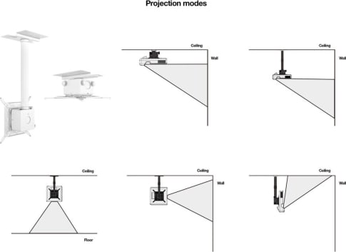 Multibrackets M Projector Mount Pro Hd 40Kg Black (Mb0587) - Image 5