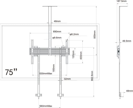 Multibrackets M Pro Series - Collaboration - Wallmount Pro Mbw1U (Mb2840) - Image 3