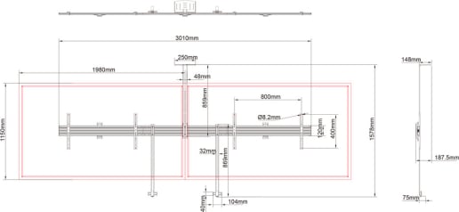 Multibrackets M Pro Series - Collaboration - Side By Side 90&Quot; (Mb8922) - Image 5