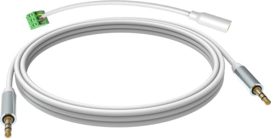 Vision - 10M White 3.5Mm Minijack Cable (Tc 10M3.5Mmp/4536895)