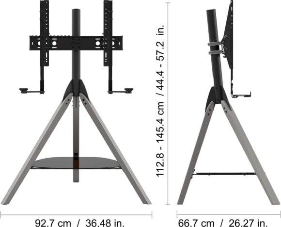 Avf Hoxton Sound Freestanding Tv + Soundbar Tripod - Grey (Fslk1001Hoxgb) - Image 3