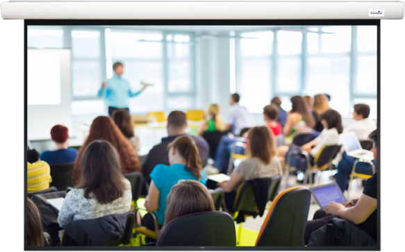 Sapphire Electric (Large) Screen - 350 X 262Cm (4:3) - (Sews350Bv-A)