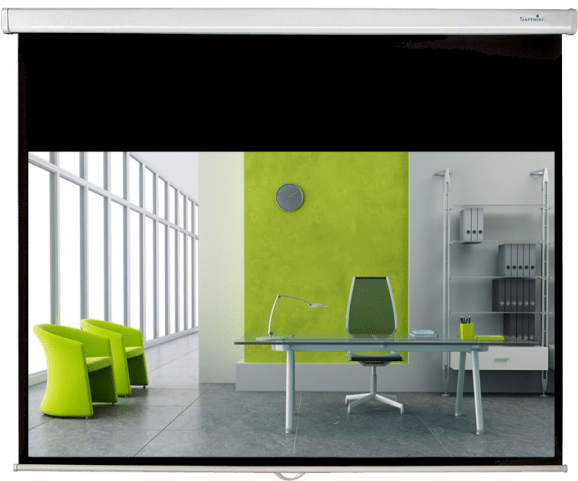 Sapphire Premium Slow Retraction Manual Screens 16:10 270 X 168.8Cm - (Sws270Wsf10-Asr2)