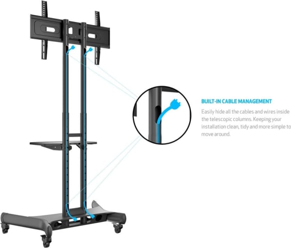 Multibrackets M Public Floorstand Basic 150 Incl Shelf &Amp; Camera Holder (Mb2319) - Image 4