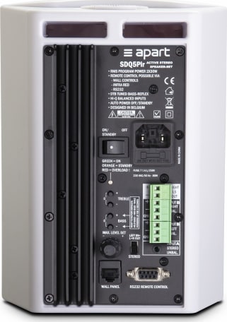 Apart - Design Loudspeaker Set 5Inch, 2 X 30 Watts With Rc (Sdq5Pir-W) - Image 2
