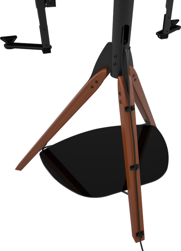 Avf Hoxton Sound Freestanding Tv + Soundbar Tripod - Dark Wood (Fslk1001Hoxdwb) - Image 4