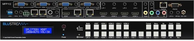 Blustream 11 input Multi-Format Presentation Switch (MFP112)