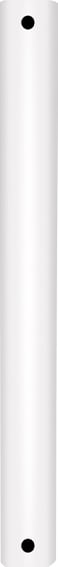 BTech – 50mm Diameter Extension Pole, 150cm Length – White Finish (BT7850-150/W)