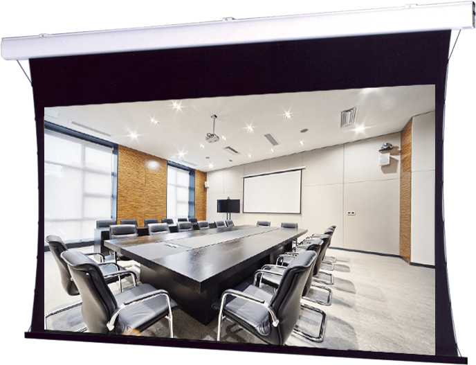 Screen International Compact Tensioned Electric Screen – 200 x 125cm – 16:10 Format ALR Surface (COMT200X125ALR)
