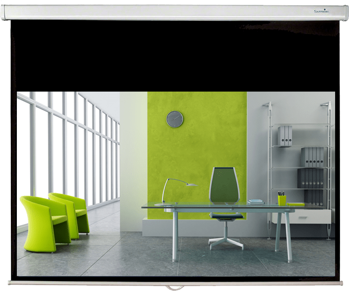 Sapphire Premium Slow Retraction Manual Screens 16:10 270 x 168.8cm – (SWS270WSF10-ASR2)