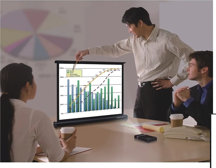 Sapphire TableTop Screen – 101.6 x 76.2cm – 4:3 Format (SPPS1)