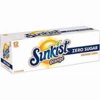 Sunkist Zero Sugar 12pack Cans