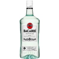 BACARDI RUM SILVER GLASS 1.75L