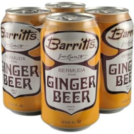 BARRITTS GINGER BEER 4PK CAN