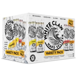 WHITE CLAW VARIETY NO.2 12PK CAN