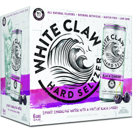 WHITE CLAW BLACK CHERRY 6PK CAN