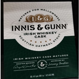 Innis & Gunn Irish Whiskey Cask 4 Pack Cans 1 Pint. 09 fl. Oz