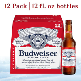 Budweiser 12 x 12oz Bottles