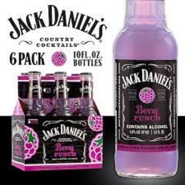 Jack Daniel's Country Cocktails Berry Punch 6 x 10oz Bottles