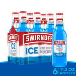 Smirnoff Red-White & Berry 6 Pack 12oz Bottles