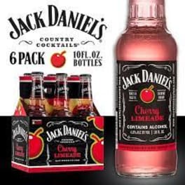 Jack Daniel's Country Cocktails Cherry Limeade 6 x 10oz Bottles