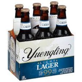 Yuengling Light Lager 6 Pack Bottles