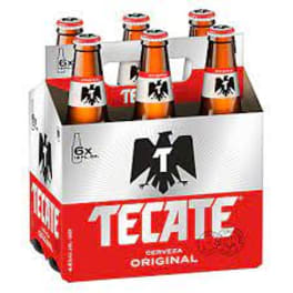 Tecate 6 Pack 12oz Bottles