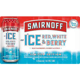 Smirnoff Ice Red White & Berry 12 Pack 12oz Cans