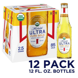 Michelob Ultra Gold 2/12 Pack Bottles