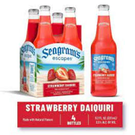 Seagrams Strawberry Daiquiri 4 Pack Bottles