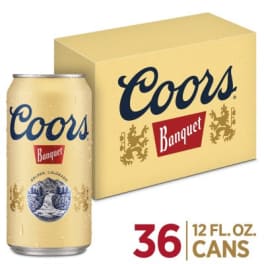 Coors Banquet 36pk Cans