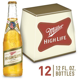 Miller High Life 12 x 12oz Bottles