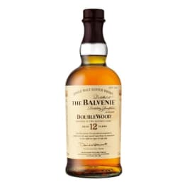 The Balvenie 12 Year Old DoubleWood Single Malt Scotch Whiskey 750ml Bottle