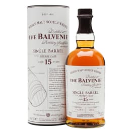 The Balvenie 15 Year Old Single Barrel Sherry Cask Single Malt Scotch Whiskey