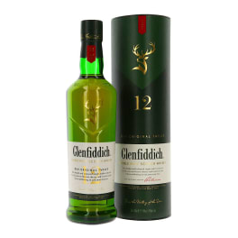 Glenfiddich 12 Years Original Twelve Single Malt Scotch Whiskey