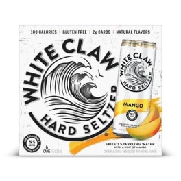 White Claw Mango Seltzer 6x 12oz Cans