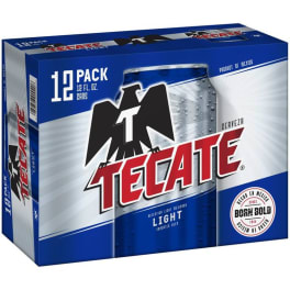 Tecate Light 12x 12oz Cans