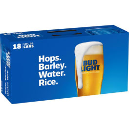 Bud Light 18x 12oz Cans