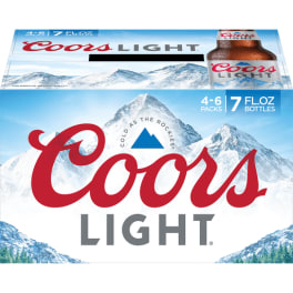 Coors Light 24Pack 7oz Bottles
