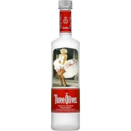THREE OLIVES FLAVORED STRAWBERRY M MONROE 750ML