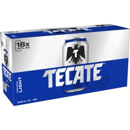Tecate Light 18 pack 18 pack cans