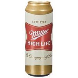Miller High Life 16 oz can