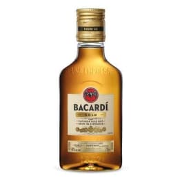 Bacardi Gluten Free 80 Proof Gold Rum Bottle (200 ml)