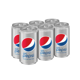 Diet Pepsi - 6 cans / 12oz