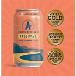 Athletic Brewing Co. Free Wave 12pack Cans